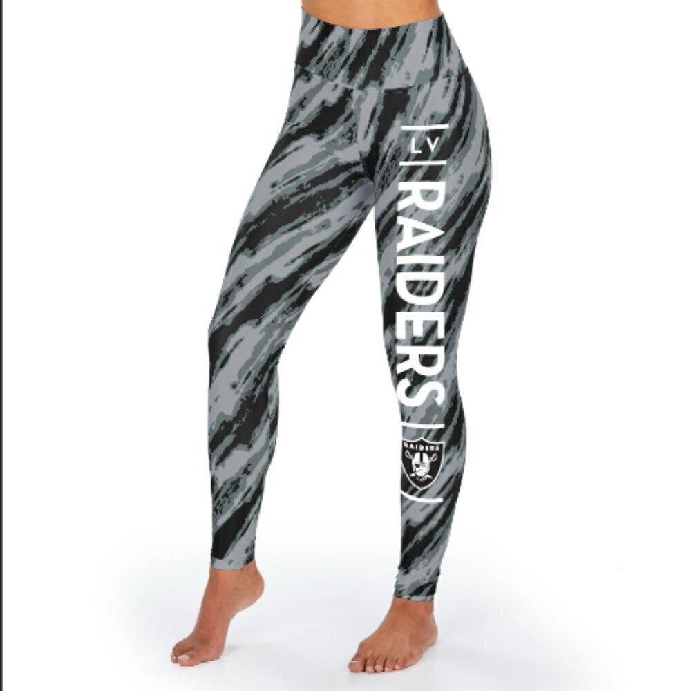 NEW NFL Womens Team Apparel Las Vegas Raiders Leggings